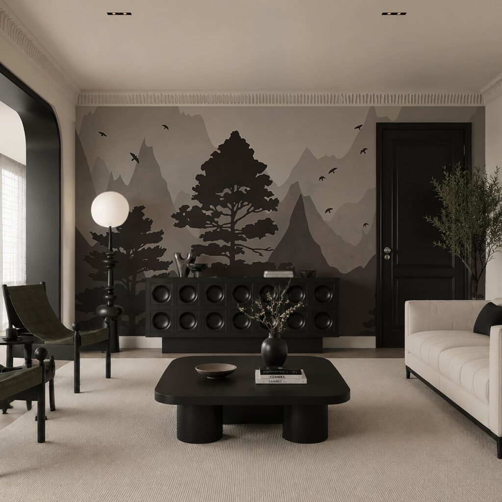 Pines Beneath the Peaks — interior 2