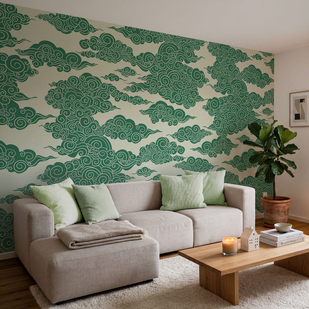 Cloud Scroll Pattern — interior 1