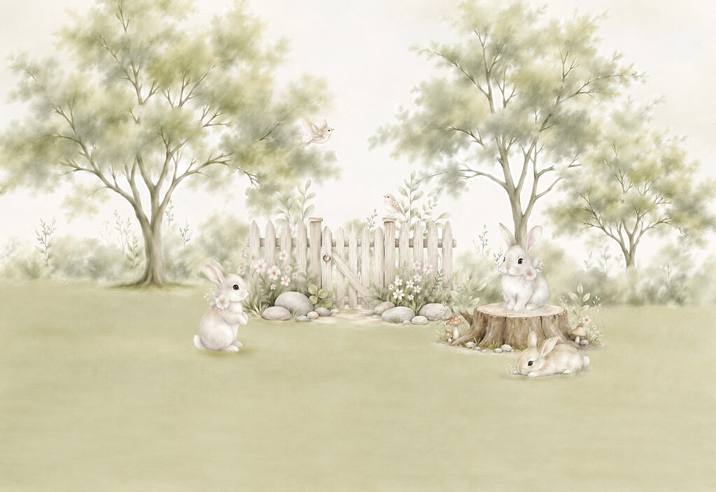 Garden Rabbits — full design