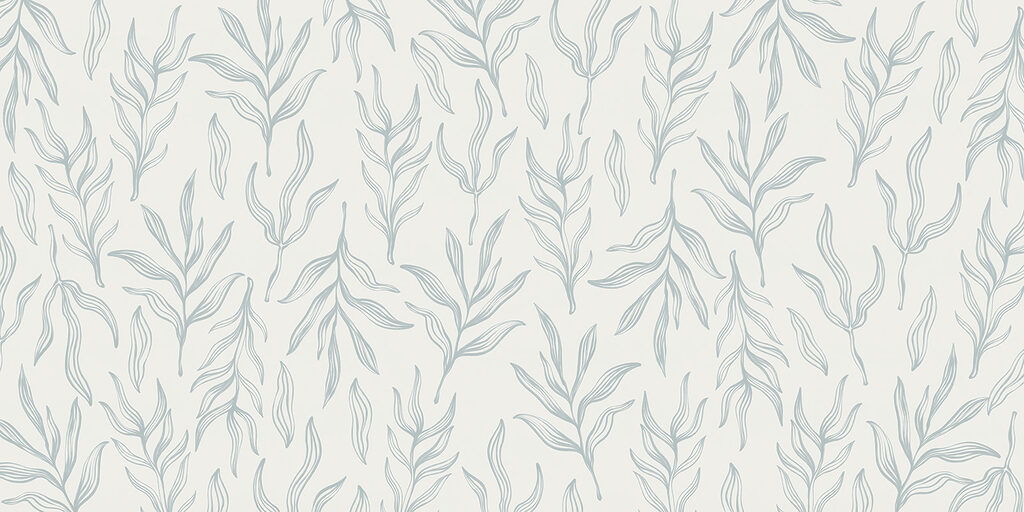 Leaf Sprig Pattern — full design