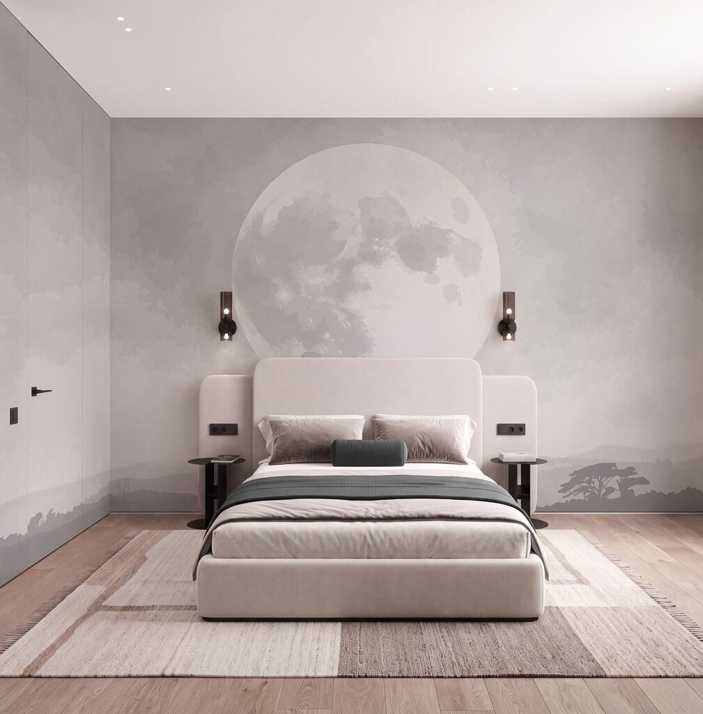 Moon Over Distant Hills — interior 1