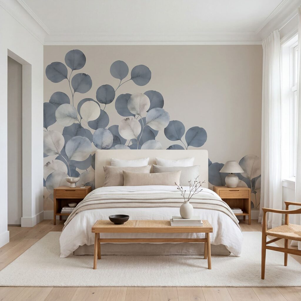 Eucalyptus in Layers in an interior