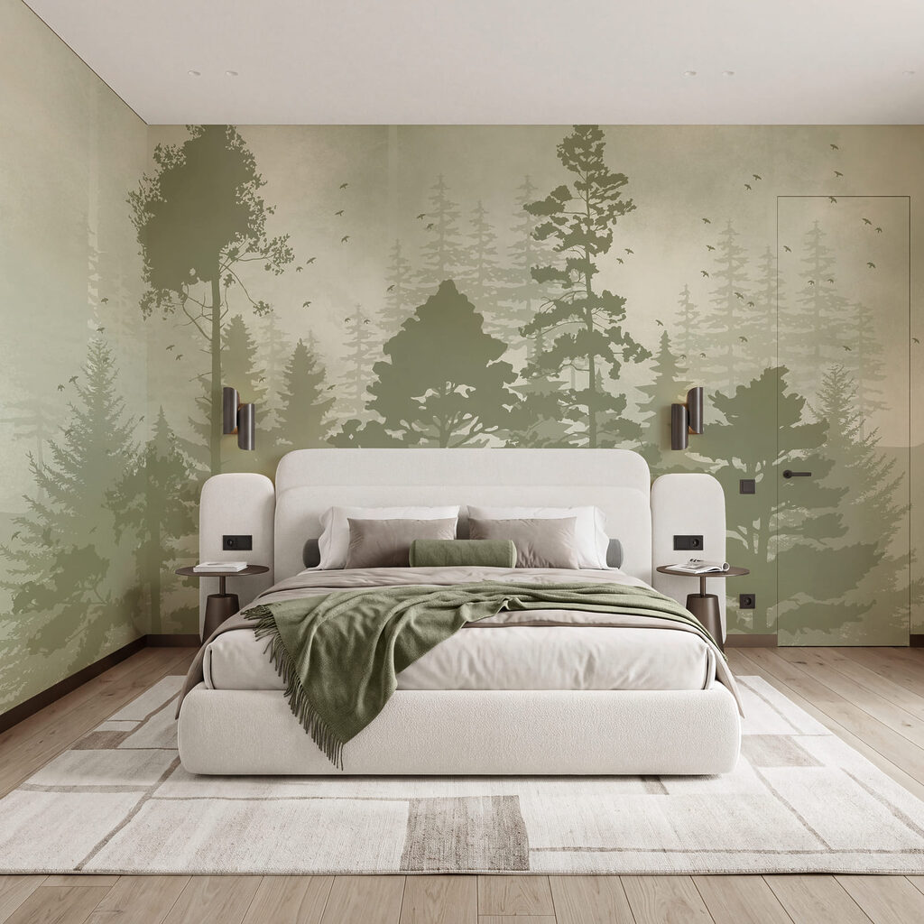 Birds Above Woodland — interior 2