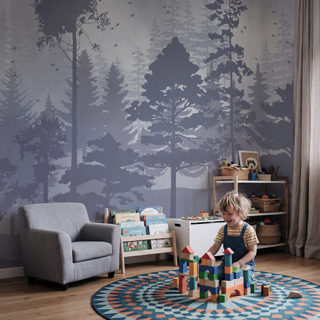 Birds Above Woodland — interior 1