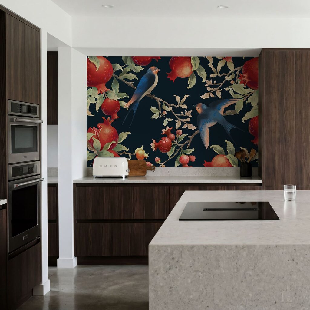 Birds and Pomegranates — interior 3