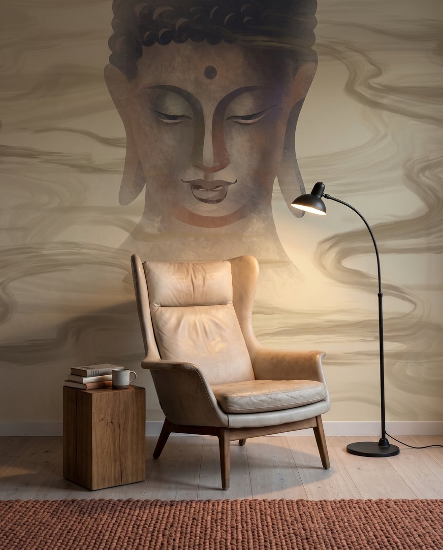 Buddha in the Clouds in an interior