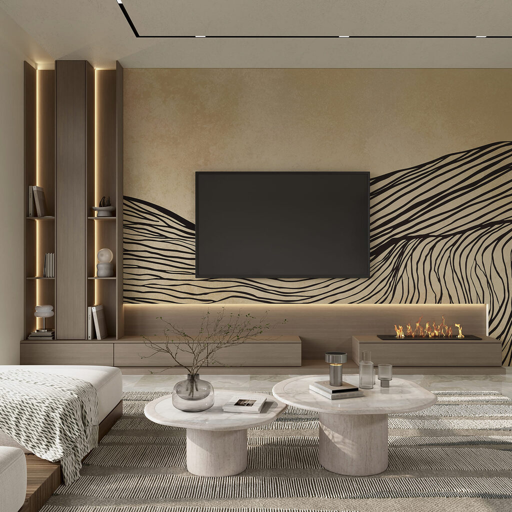 Dunes in Fine Lines — interior 1
