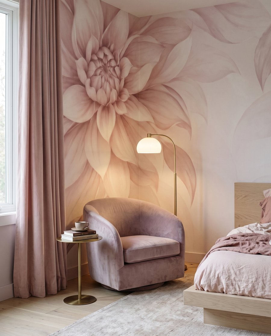 Layered Blossom Petals in an interior