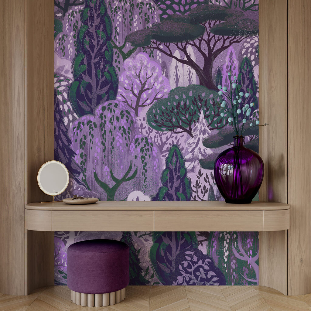 Woodland Treetop Pattern — interior 2