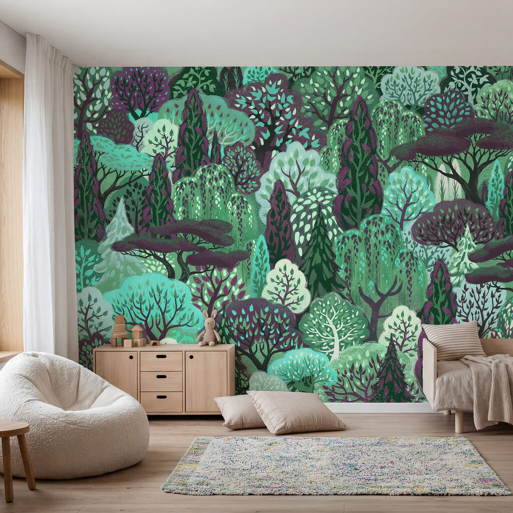 Woodland Treetop Pattern — interior 2