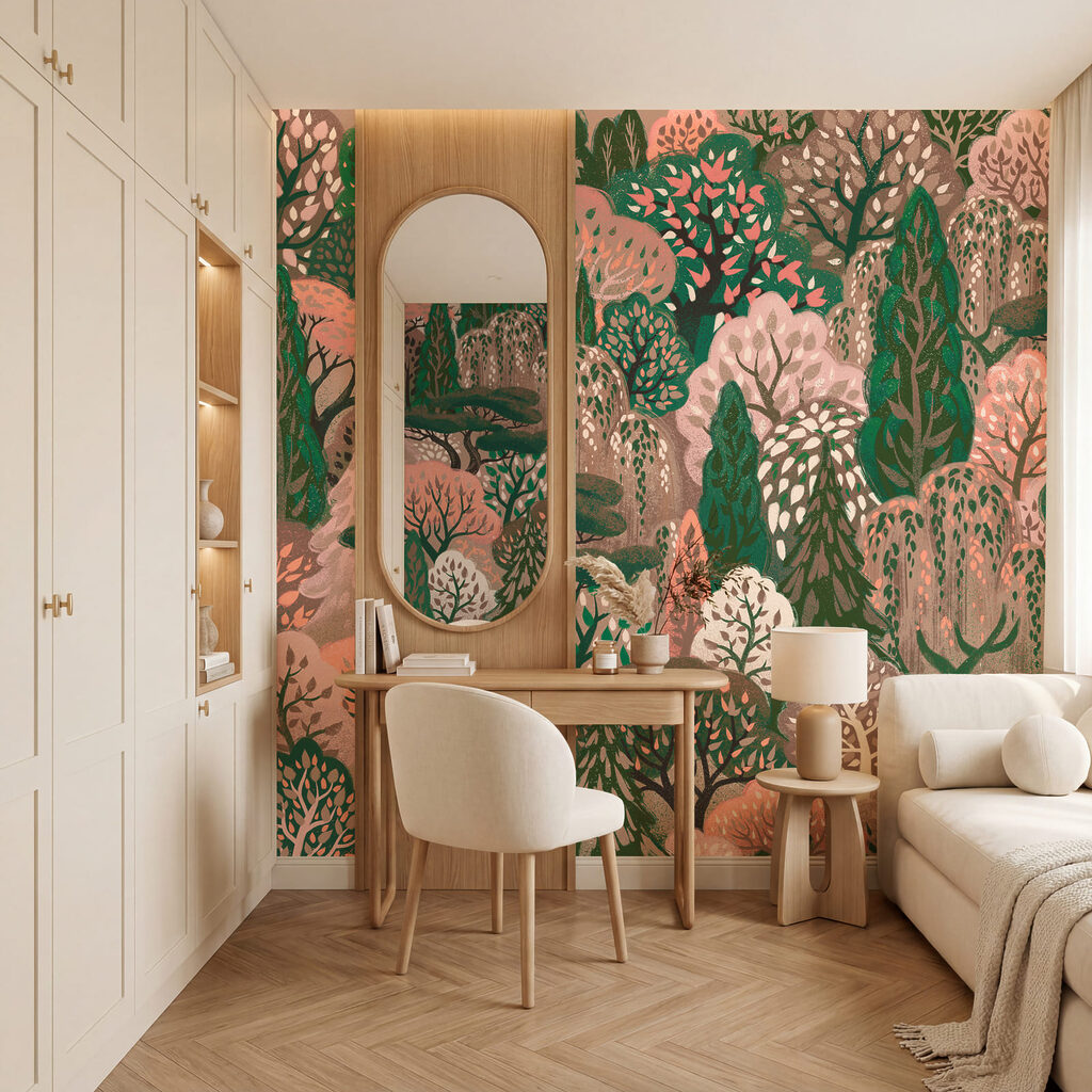 Woodland Treetop Pattern — interior 1