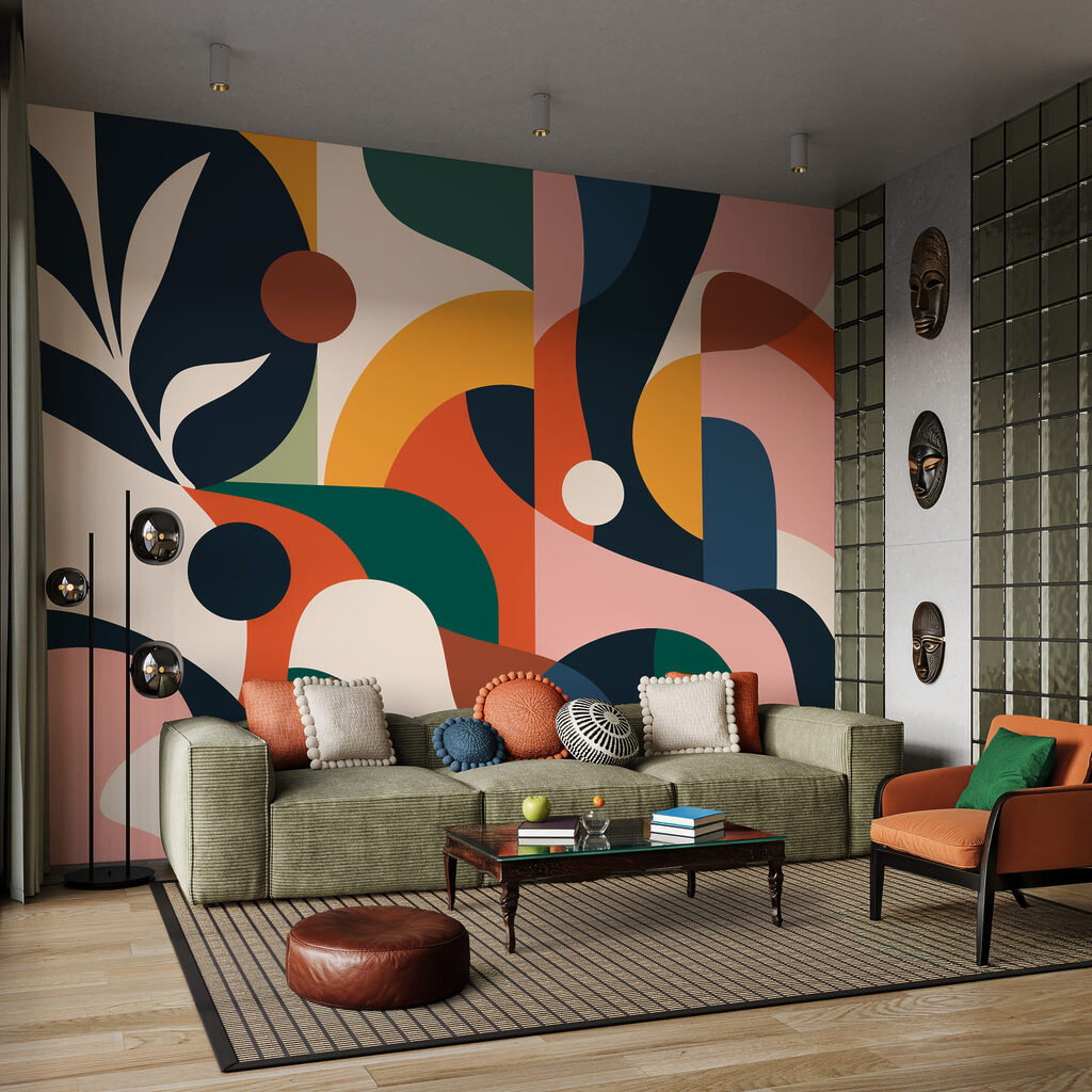 Garden Shape Collage in an interior