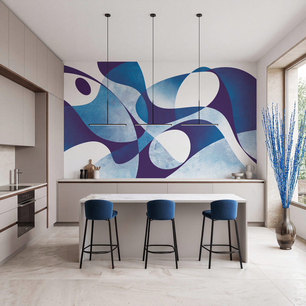 Playful Monochrome Curves — interior 2