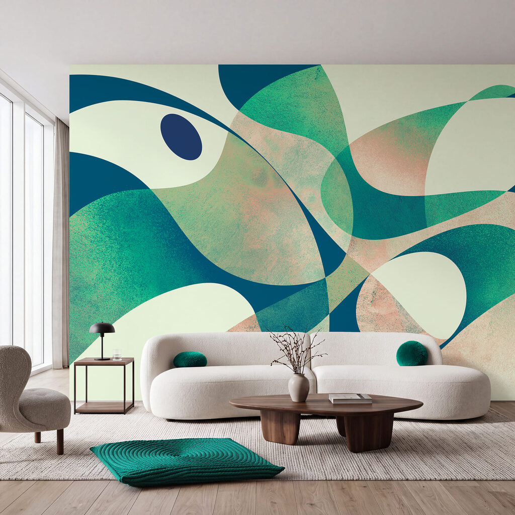 Playful Monochrome Curves — interior 2