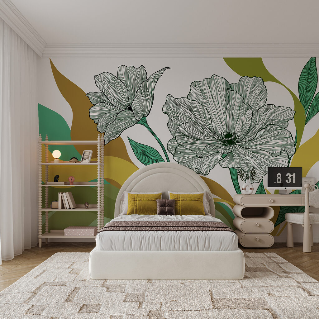 Flowers and Colour Ribbons — interior 3