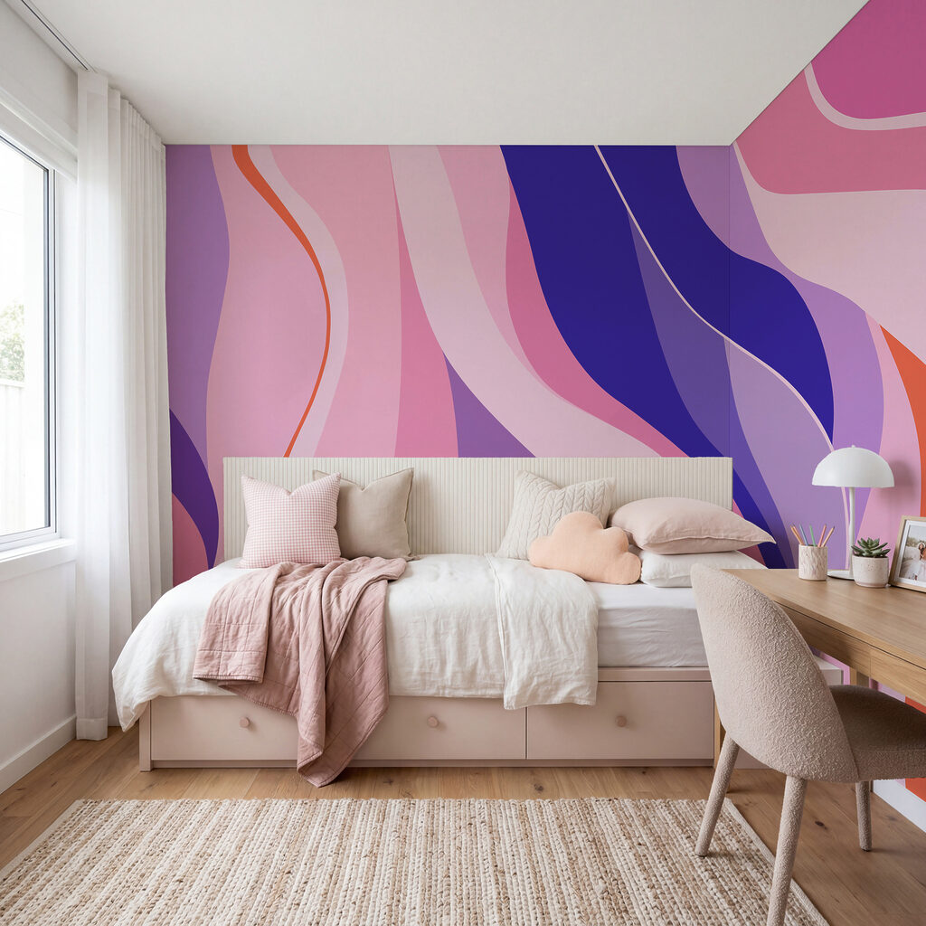 Ribbon Dance in an interior