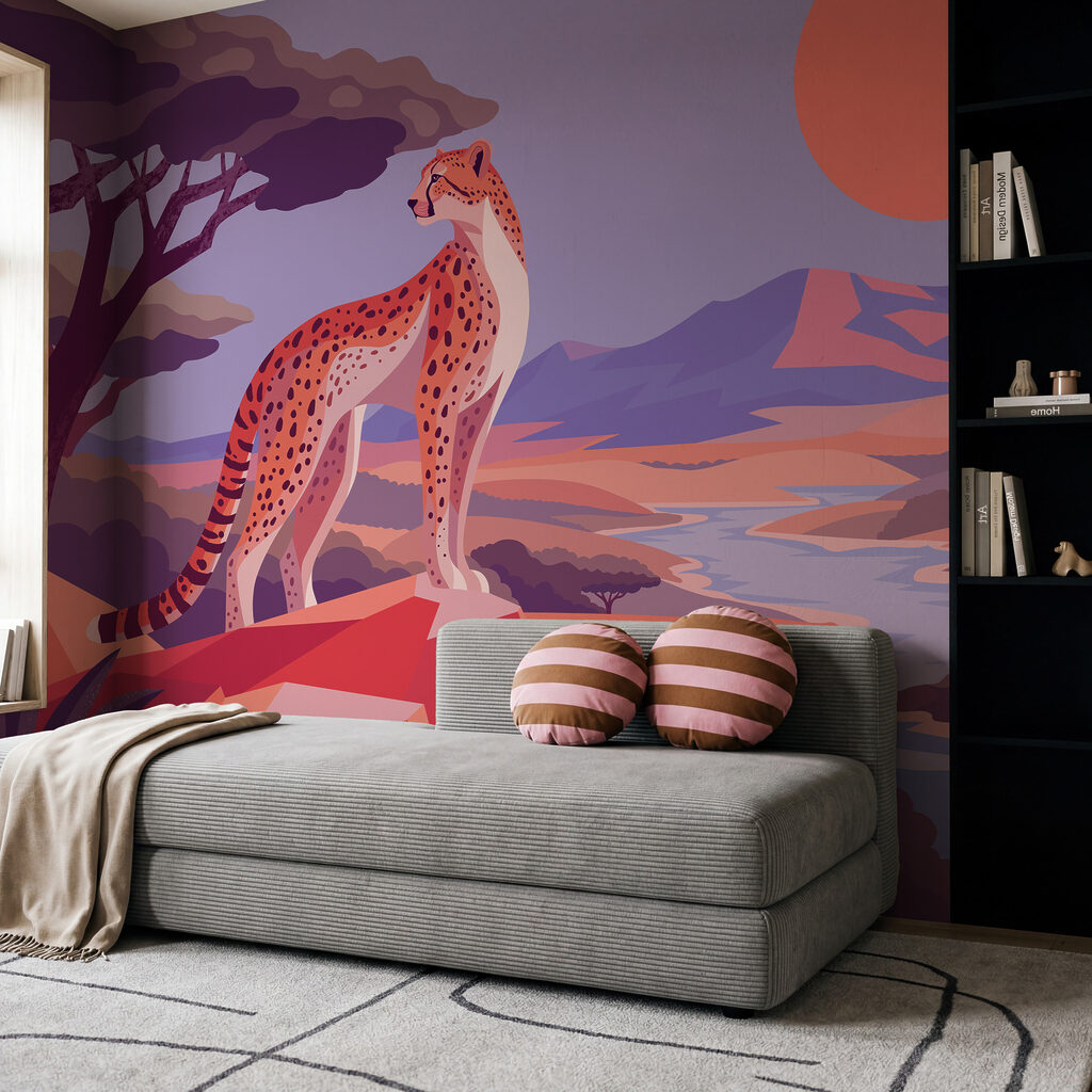 Cheetah at Sunset — interior 2