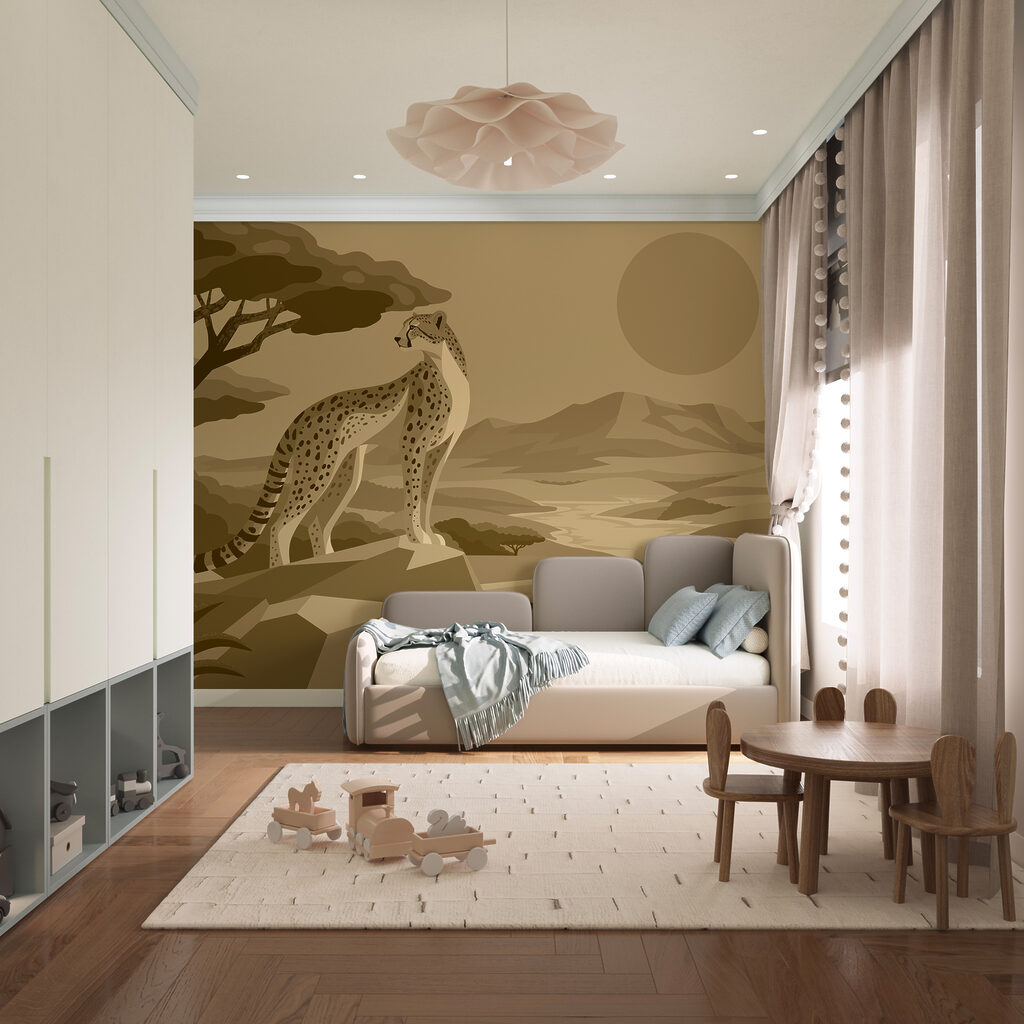 Cheetah at Sunset — interior 2