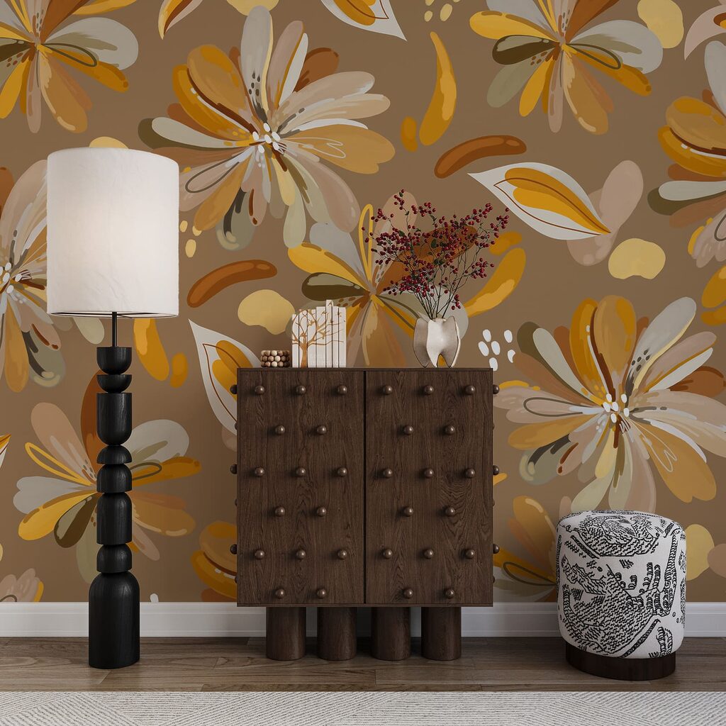 Flower and Leaf Dance in an interior