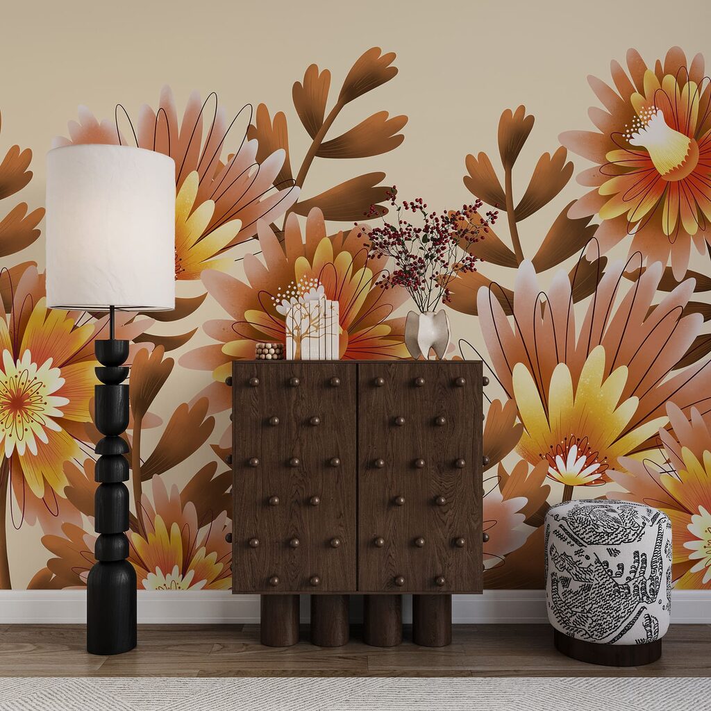 Garden in Bloom in an interior