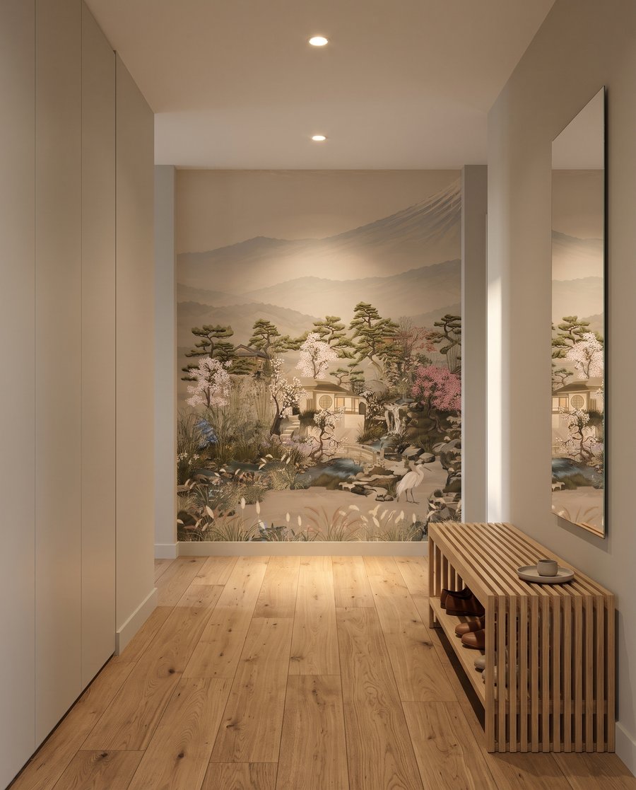 Cranes in the Mountains — interior 8