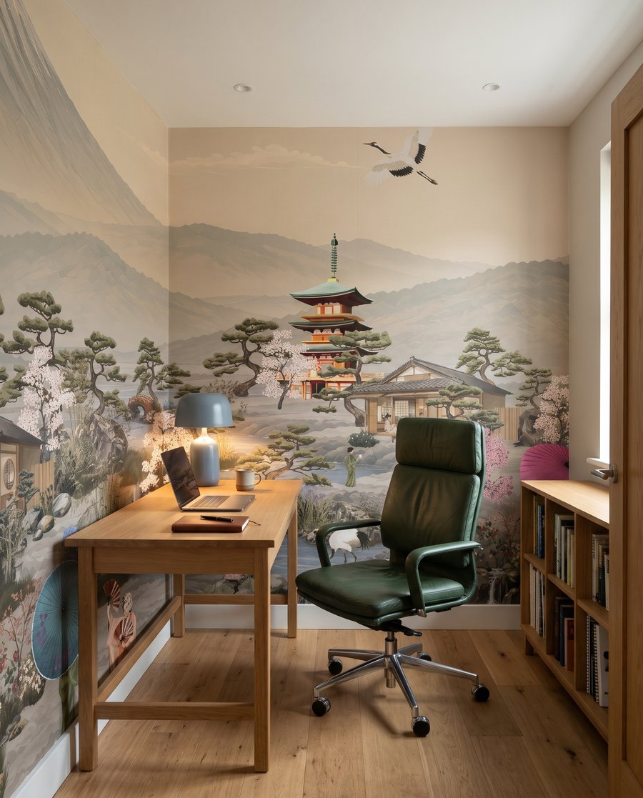 Cranes in the Mountains — interior 7