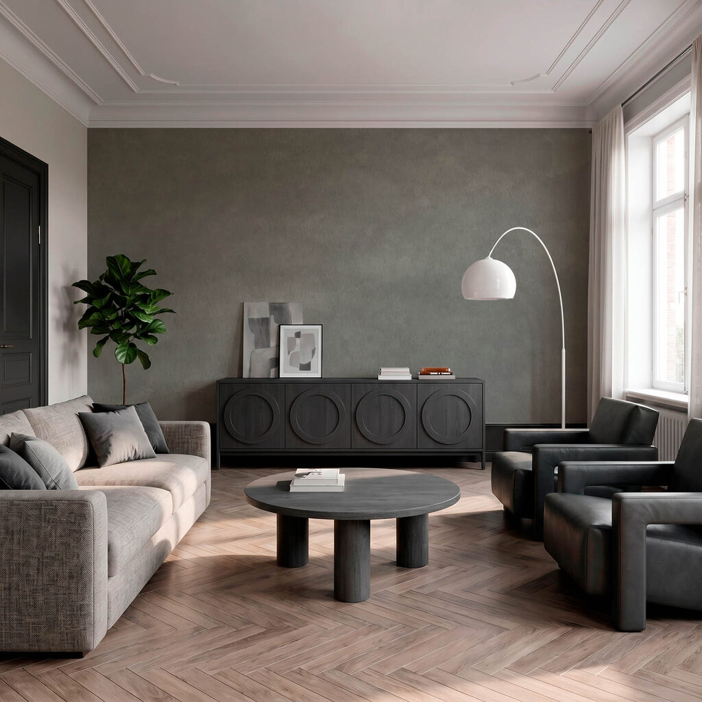 Concrete Calm in an interior