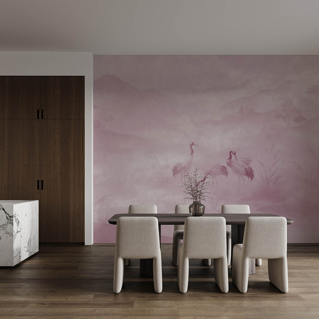 Cranes in the Mist — interior 3
