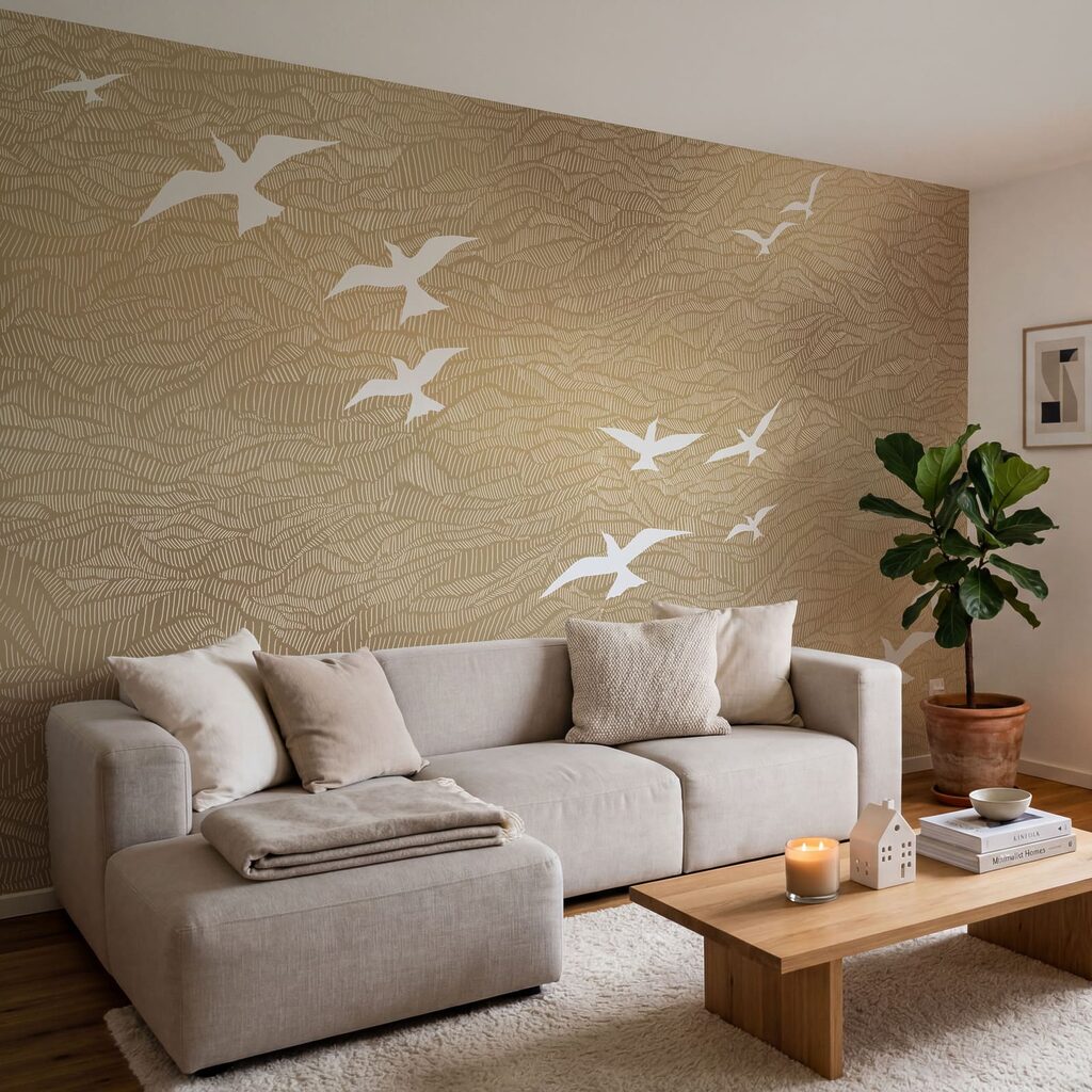 Birds Across Gold — interior 4