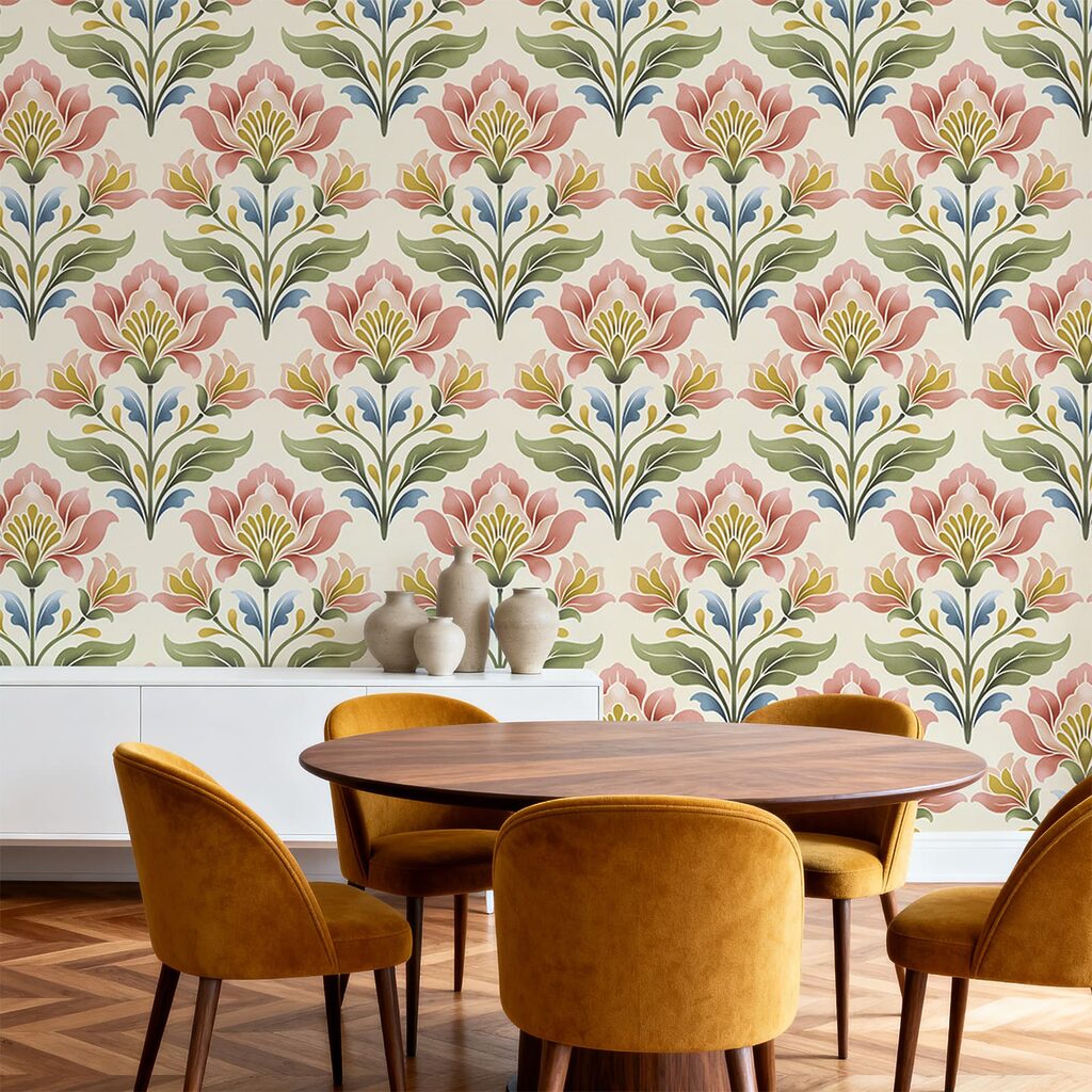 Folk Leaf Pattern — interior 2