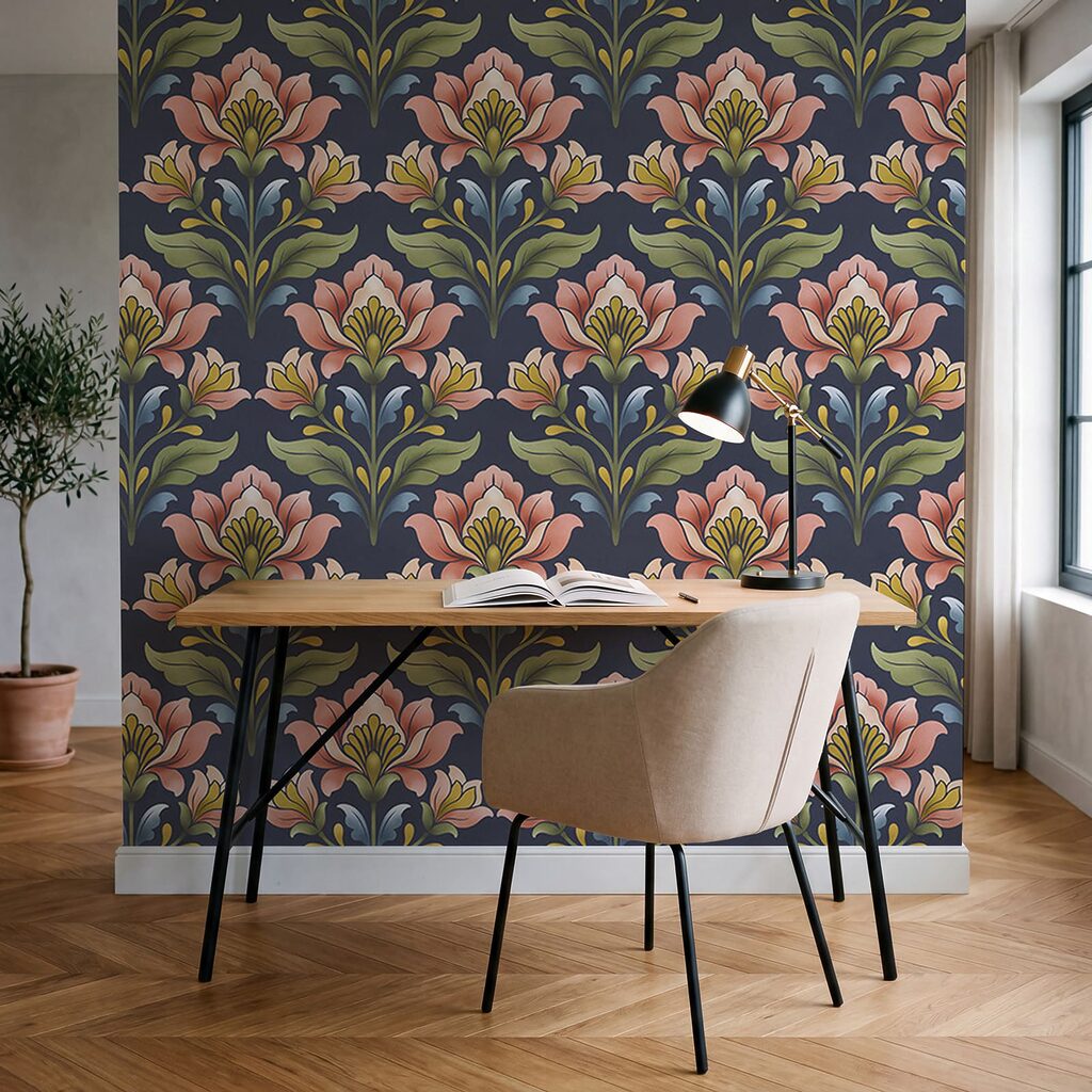 Folk Leaf Pattern — interior 4