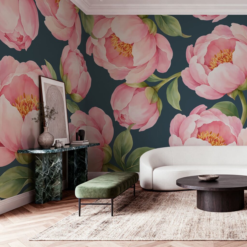 Peony Tapestry — interior 2