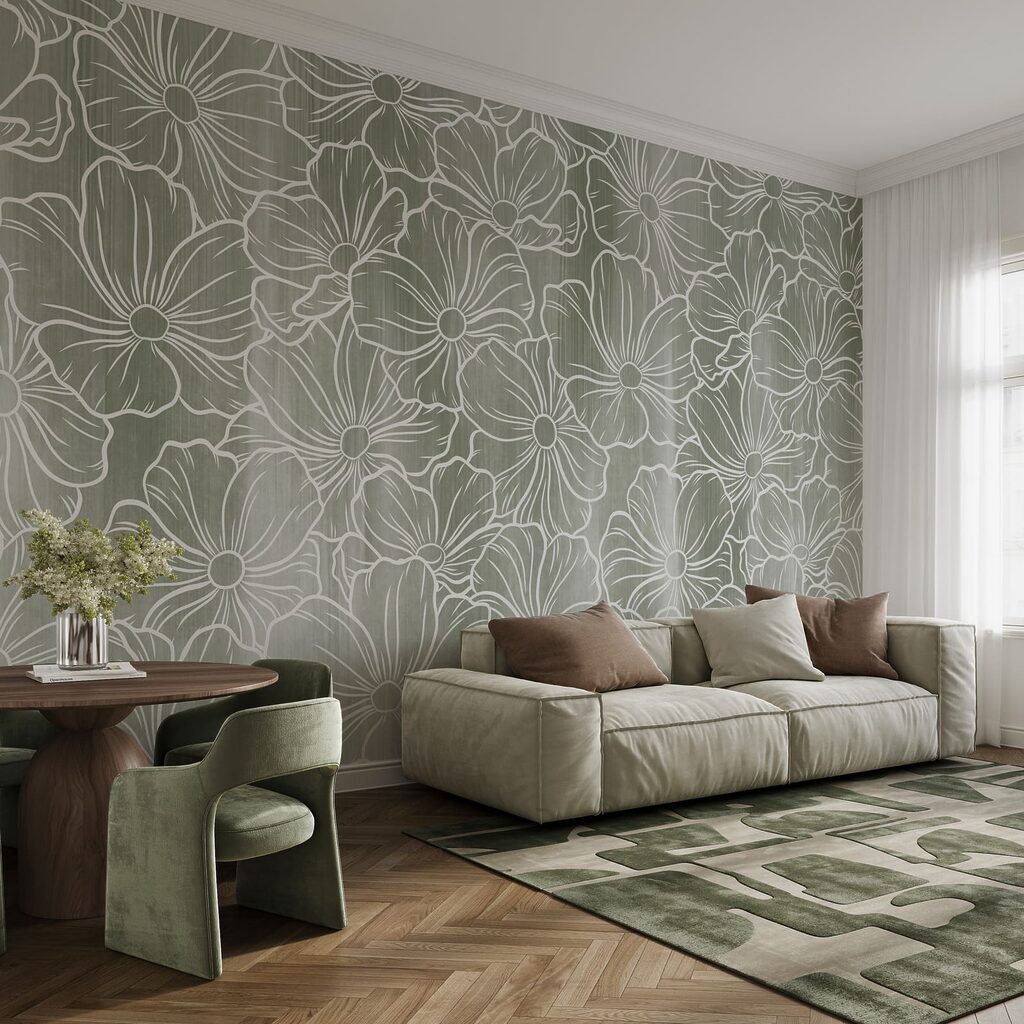 Floral Outline Pattern — interior 2