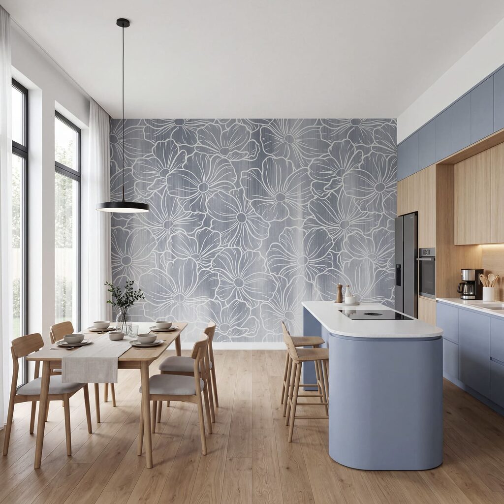 Floral Outline Pattern — interior 3
