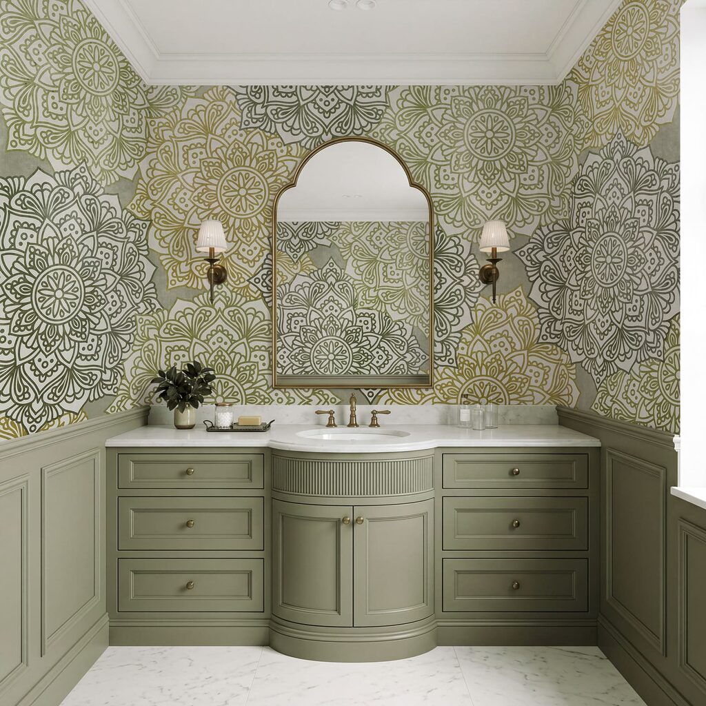 Ornamental Tile Pattern in an interior