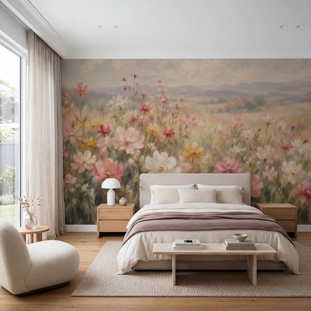 Flower Field at Sunset — interior 2
