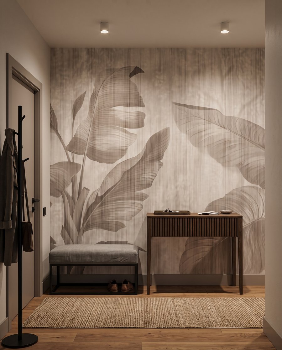 Leaf Fresco in an interior