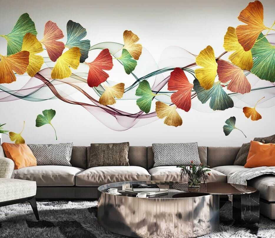 Ginkgo in Motion in an interior