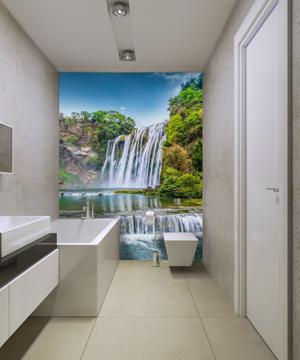 Waterfall Steps in an interior