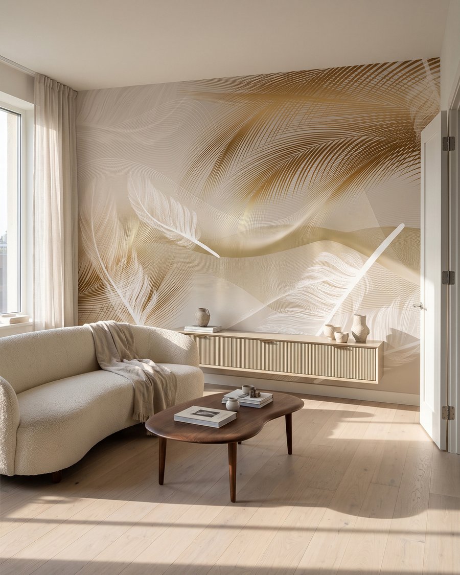 Feather Details in an interior