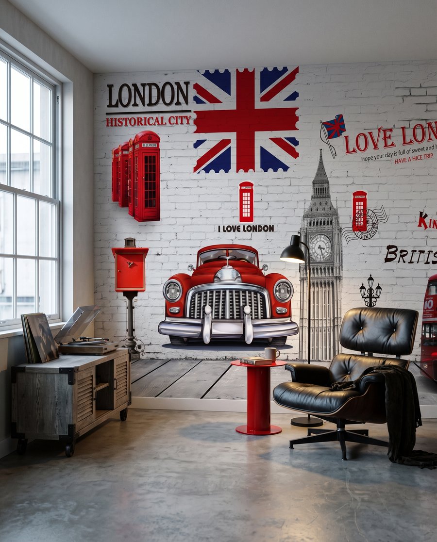 London Keepsakes in an interior