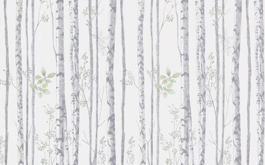 Birch Tree Pattern — full design