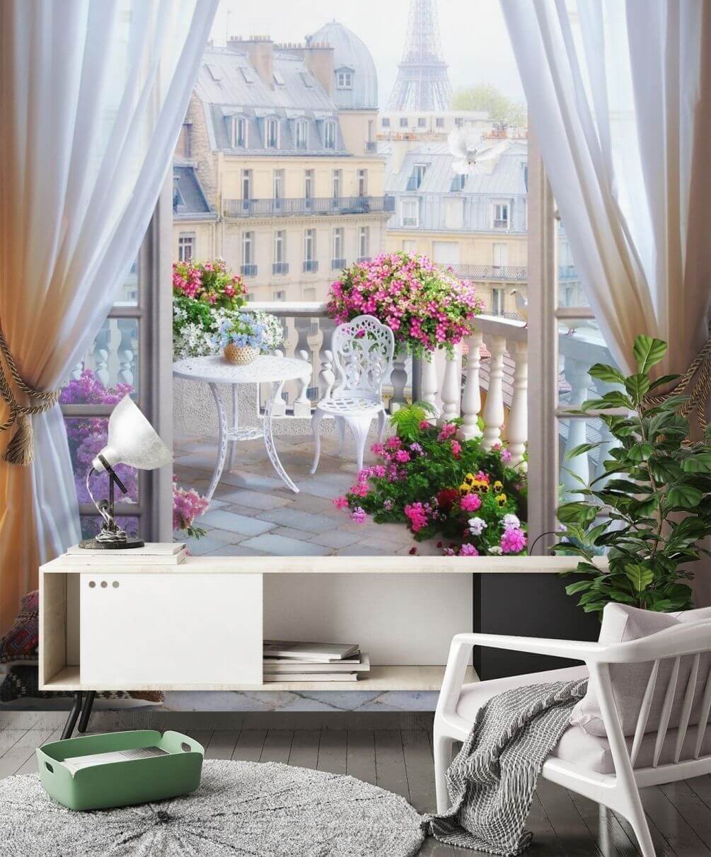 Paris Through the Window in an interior