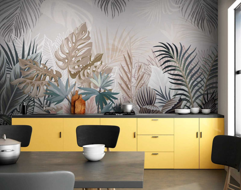 Gathered Tropical Leaves — interior 8