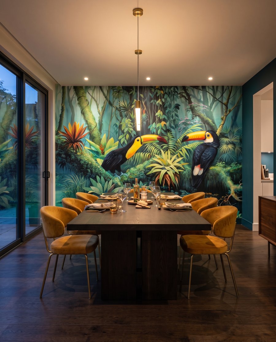Toucan Rainforest in an interior