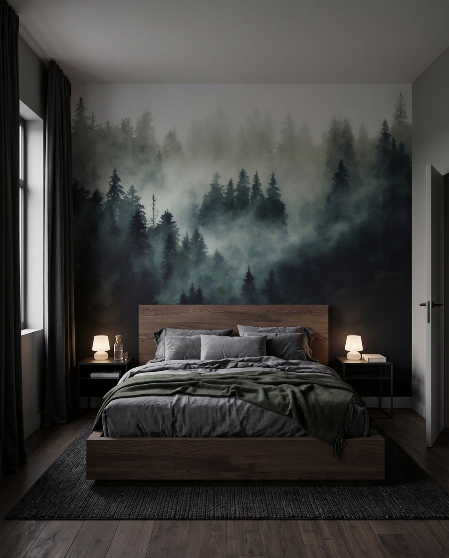 Pines in the Haze — interior 2