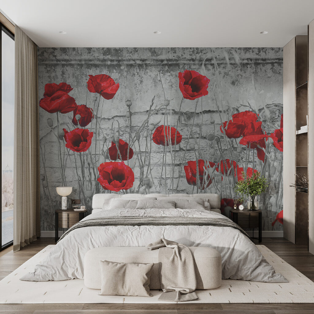 Poppies by the Wall — interior 3