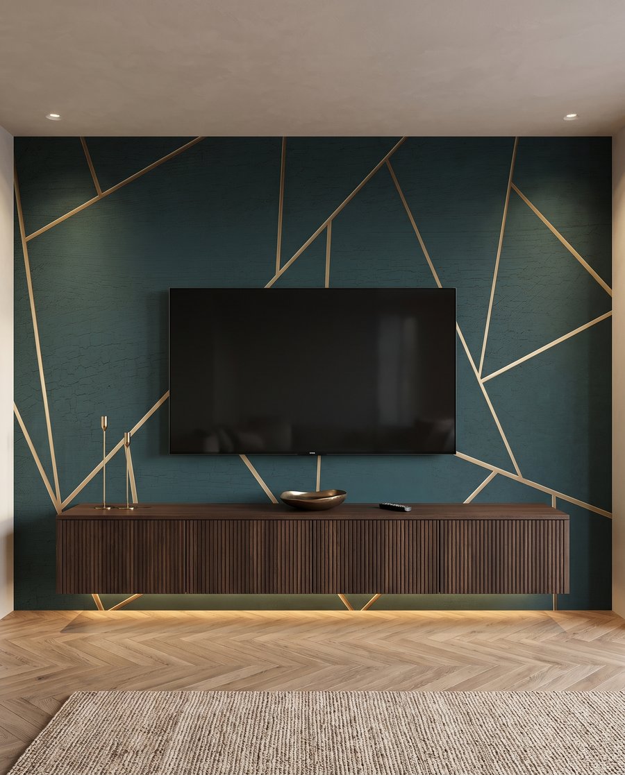 Teal Geometry — interior 3