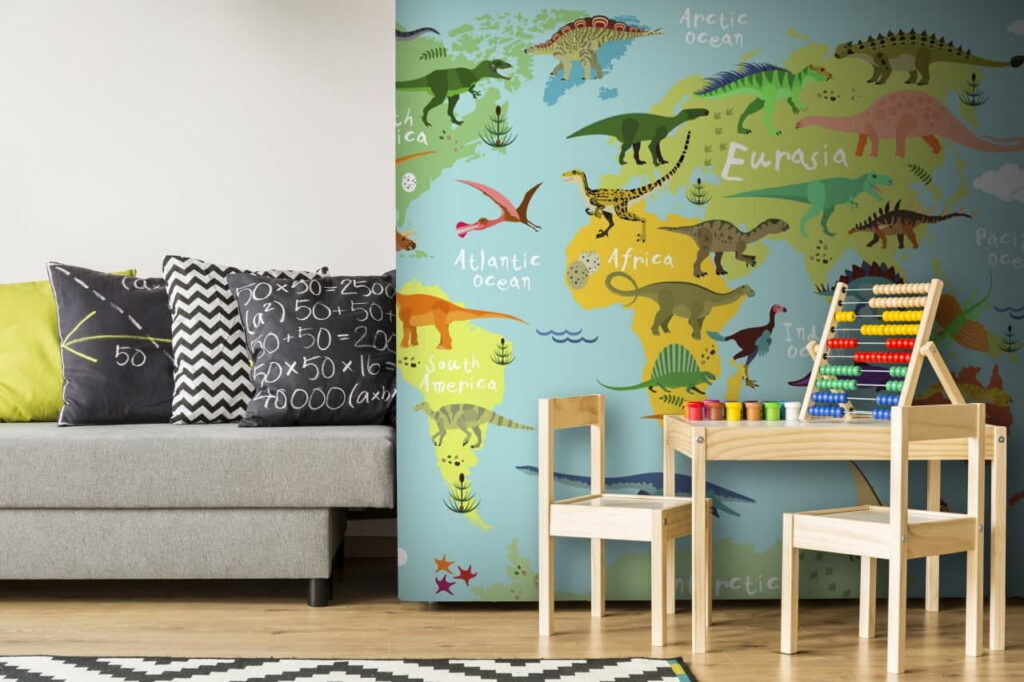 Dinosaur World Map — interior 2
