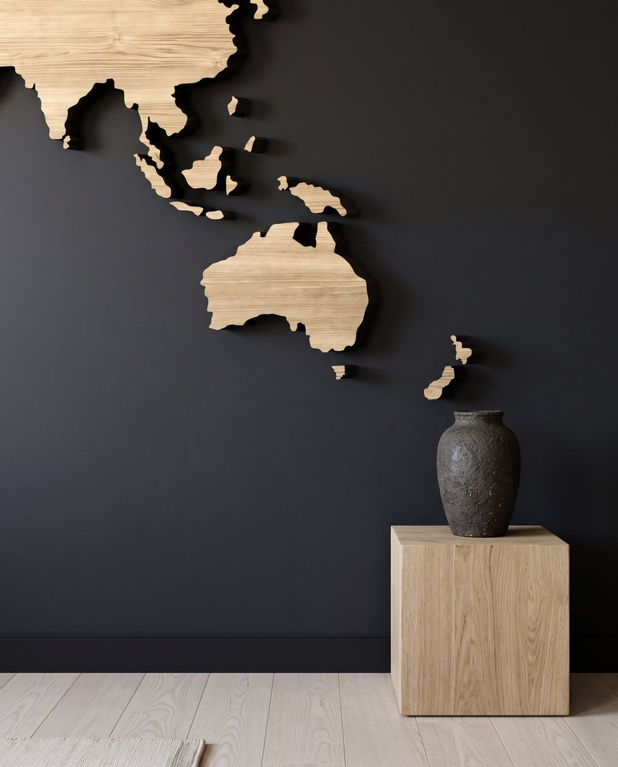 World in Wood — detail